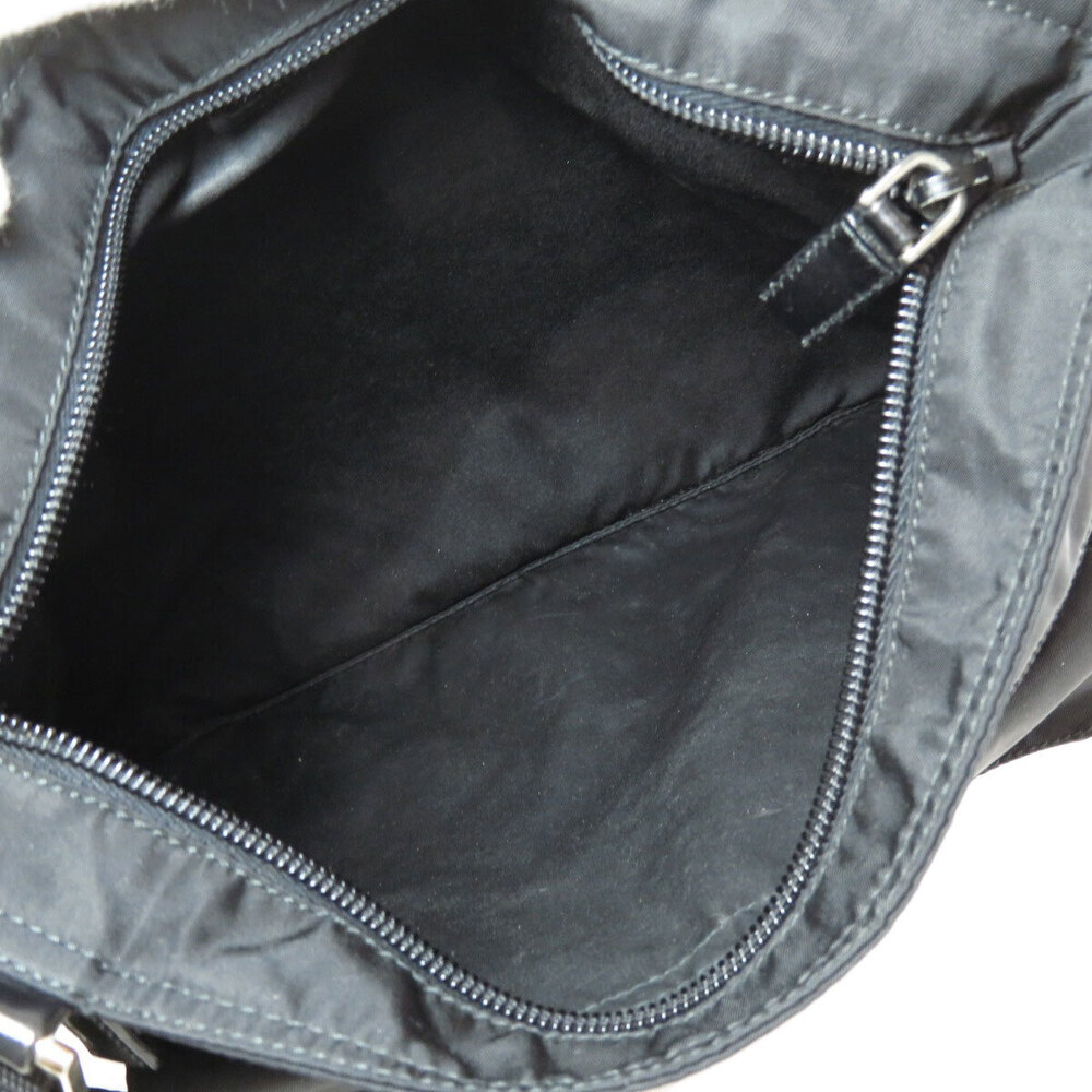 Prada logo plate Black Shoulder Crossbody bag - Picture 5 of 11